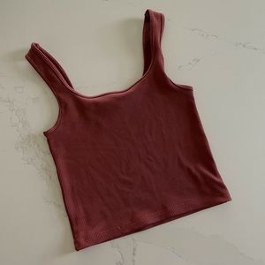 Abercrombie & Fitch Soft AF Collection Tank in Terra Cotta